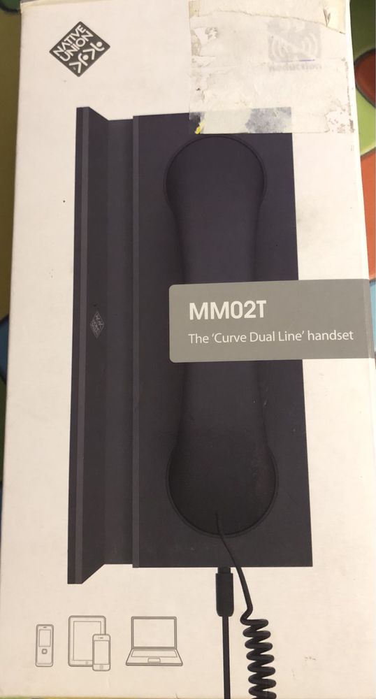 Native Union Curve Dual Line Handset - MM02T - David Turpin Mobile Pho