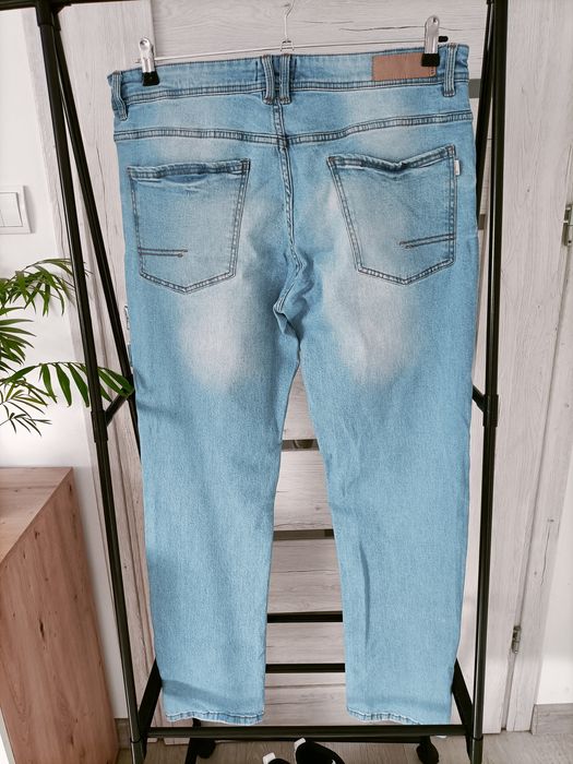 Spodnie jeansowe męskie jasne 43/36 Reserved skiny wiosna na wiosnę na