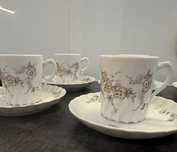 Filiżanki ze spodkiem / filiżanka / porcelana / porcelanowa filiżanka