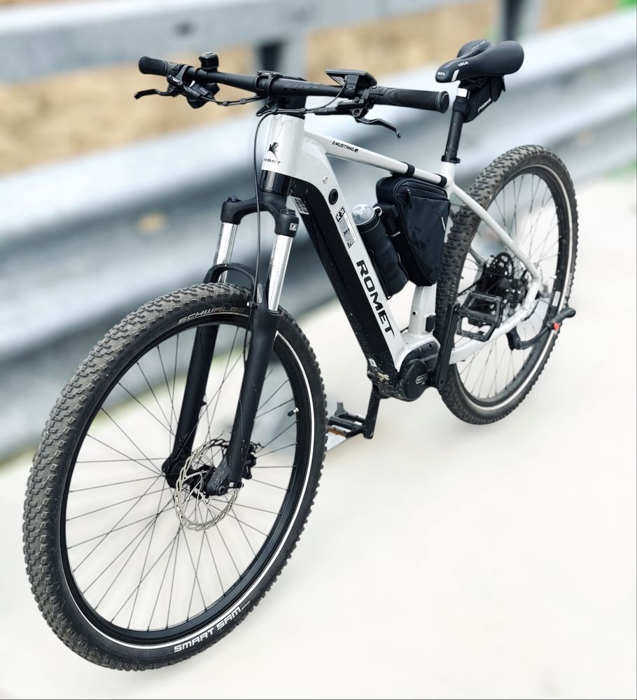 Rower elektryczny ROMET e-Mustang 1.0 725WH rozmiar L szaro-czarny