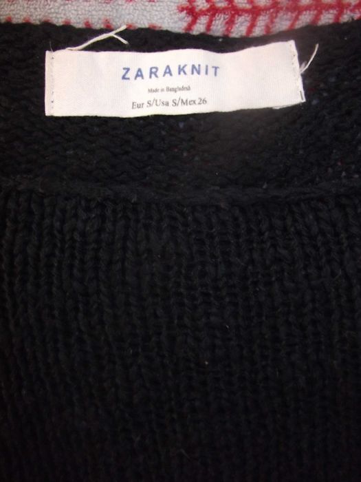 Camisola malha preta / Black knit sweater – ZARA KNIT (S)