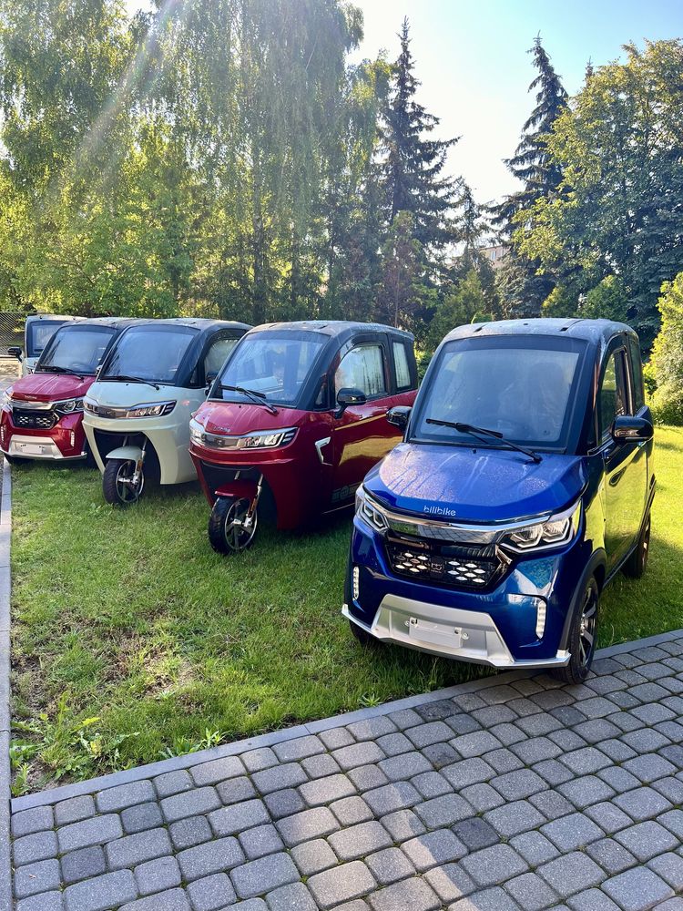 Skuter elektryczny zabudowany mikrocar pojazd bilibike ecomo3 J1 raty