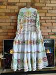 Sukienka Zara z haftem Boho lato L