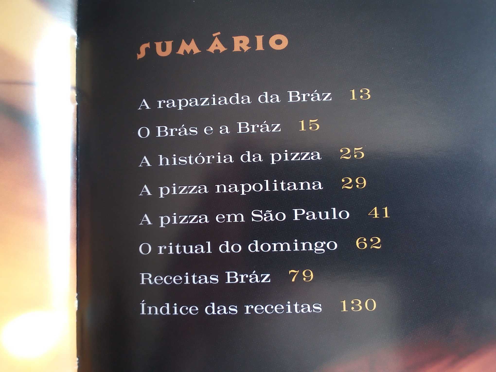 Livro " Bráz Pizza Paulistana" de Saul Galvão