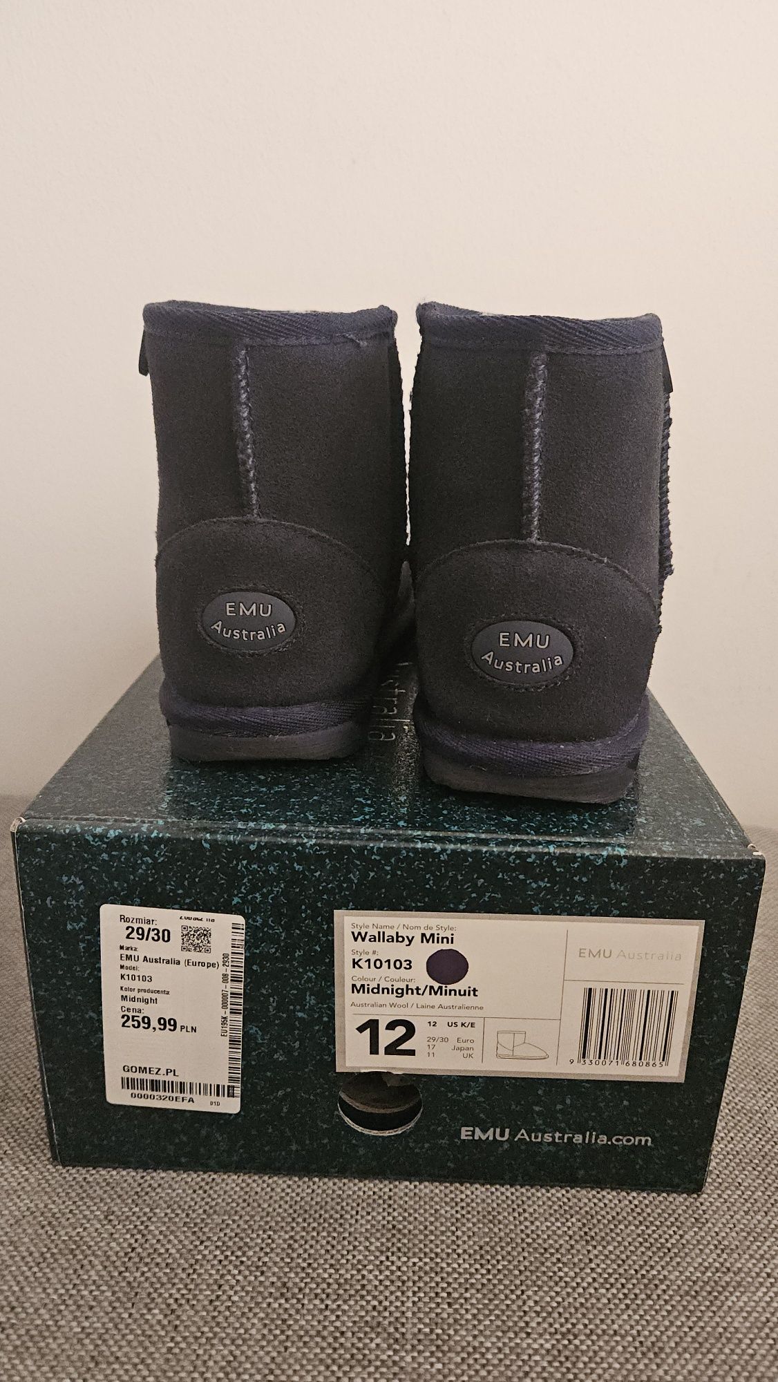 Buty Emu Australia oryginalne botki śniegowce 30 jak nowe