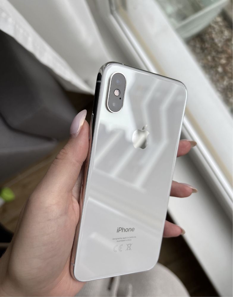 Iphone XS silver stan bdb nowa bateria