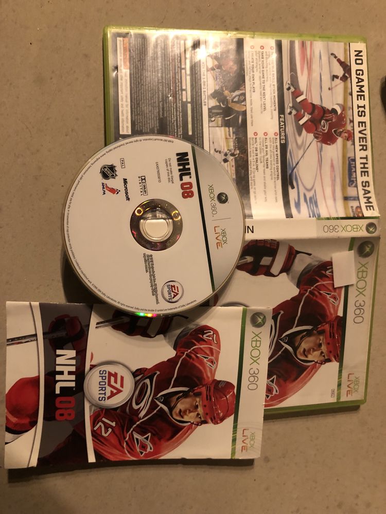 NHL08  oryginalna gra X360