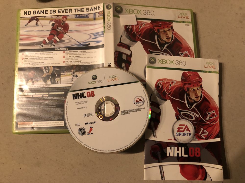 NHL08  oryginalna gra X360