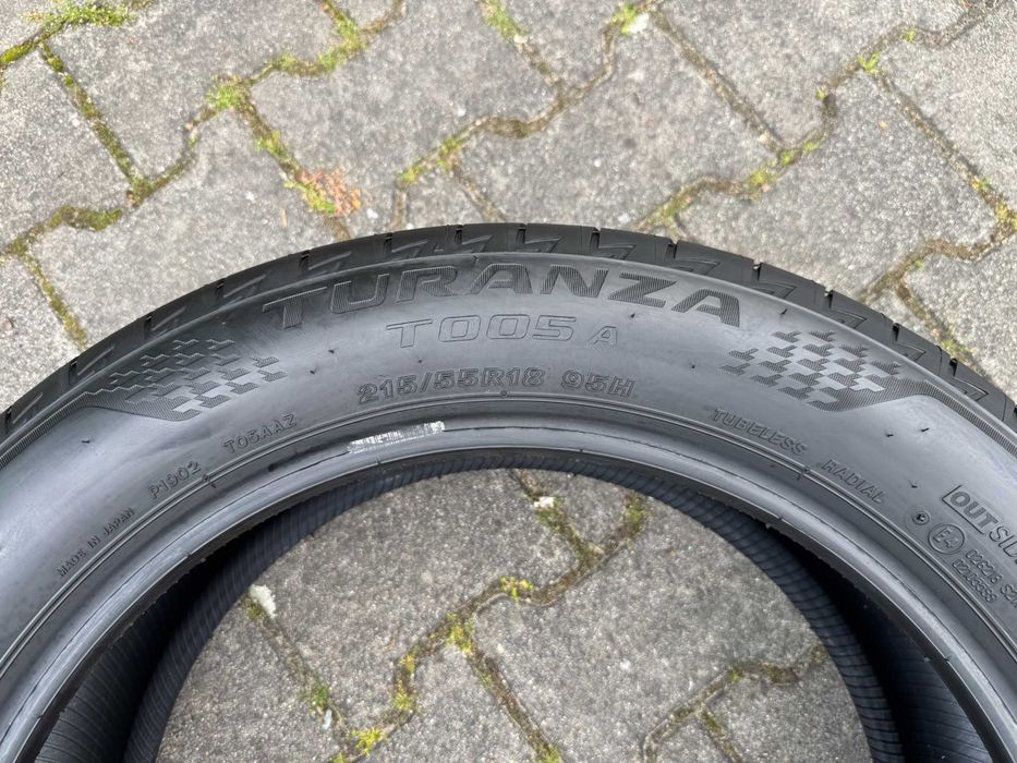 4x Nowe opony letnie 215/55r18 95H BRIDGESTONE Turanza T005A (2024r)