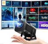 Projektor SMART XGODY Gimbal 5 Mini Czarny Android Aplikacje Netflix