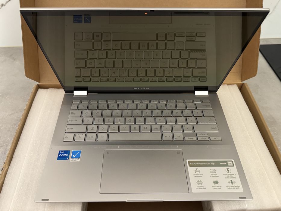 Laptop (2w1) ASUS Vivobook S 14 Flip (ekran dotkowy, rysik, 360)