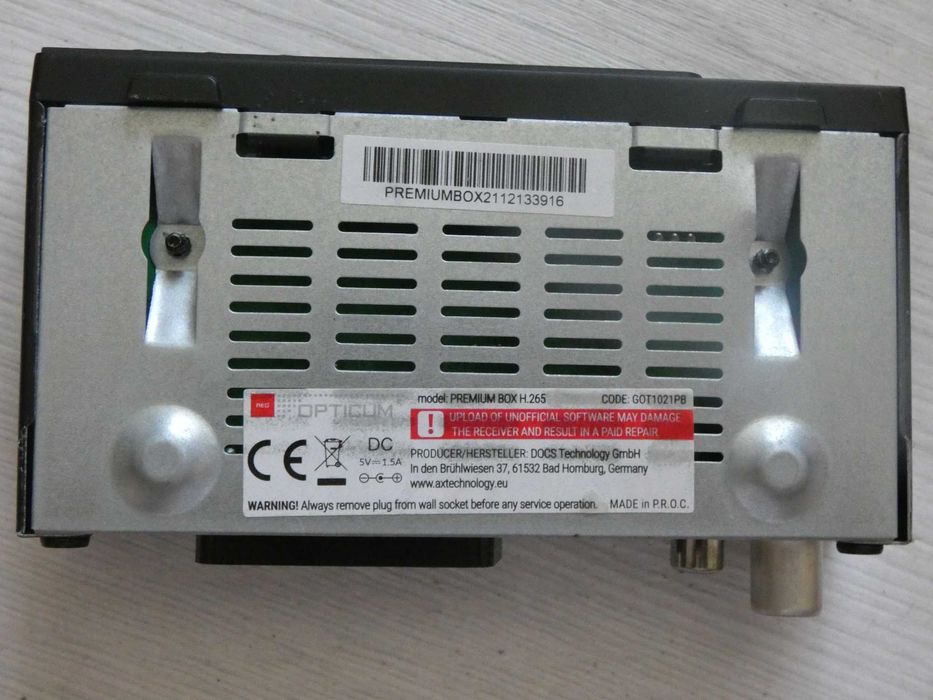 Dekoder optimum DVB T2/C PREMIUM BOXH.265