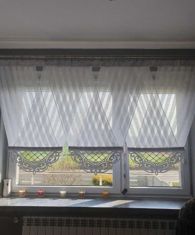 Firana panel ekranowy woal 120x130 cm dekoracja ozdoba  wystrój