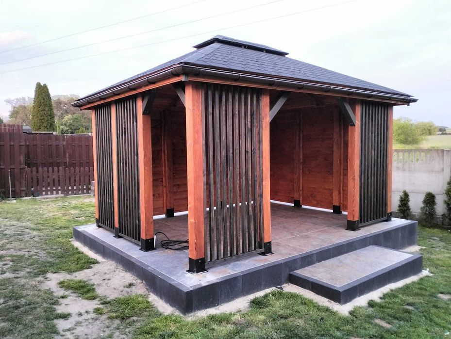 Altana ogrodowa MEWA 3x3m - Wykonujemy Altany w każdym rozmiarze.