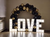 Napis LOVE 120 cm WYNAJEM