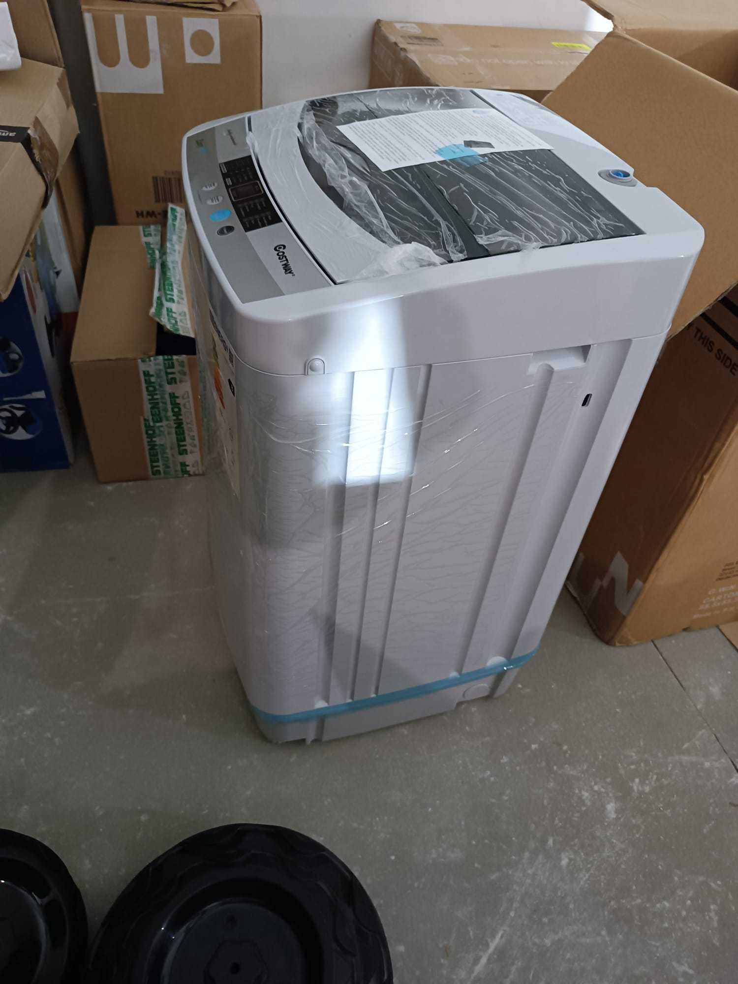 NOWA Pralka Wirnikowa 310/250W 5.5kg z Wirówką Costway Biała NOWA