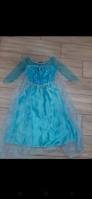 Sukienka przebranie Elsa.
