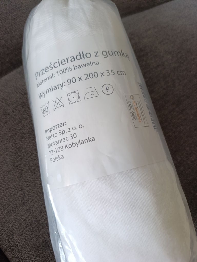 Prześcieradło 90 x 200 x 35