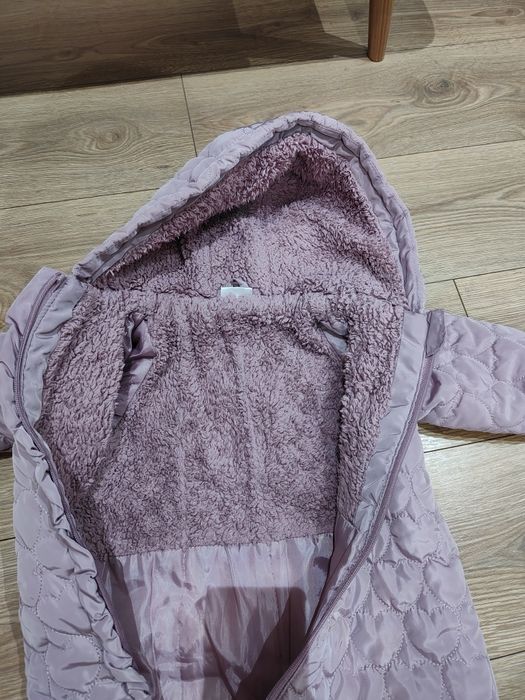 Kombinezon zimowy dla dziewczynki 80 pepco różowy