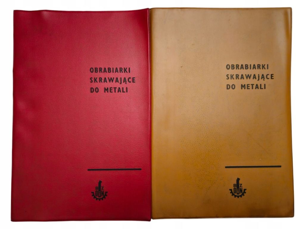 2x Obrabiarki Skrawające Do Metali Katalog Obrabiarek I Tom I i II