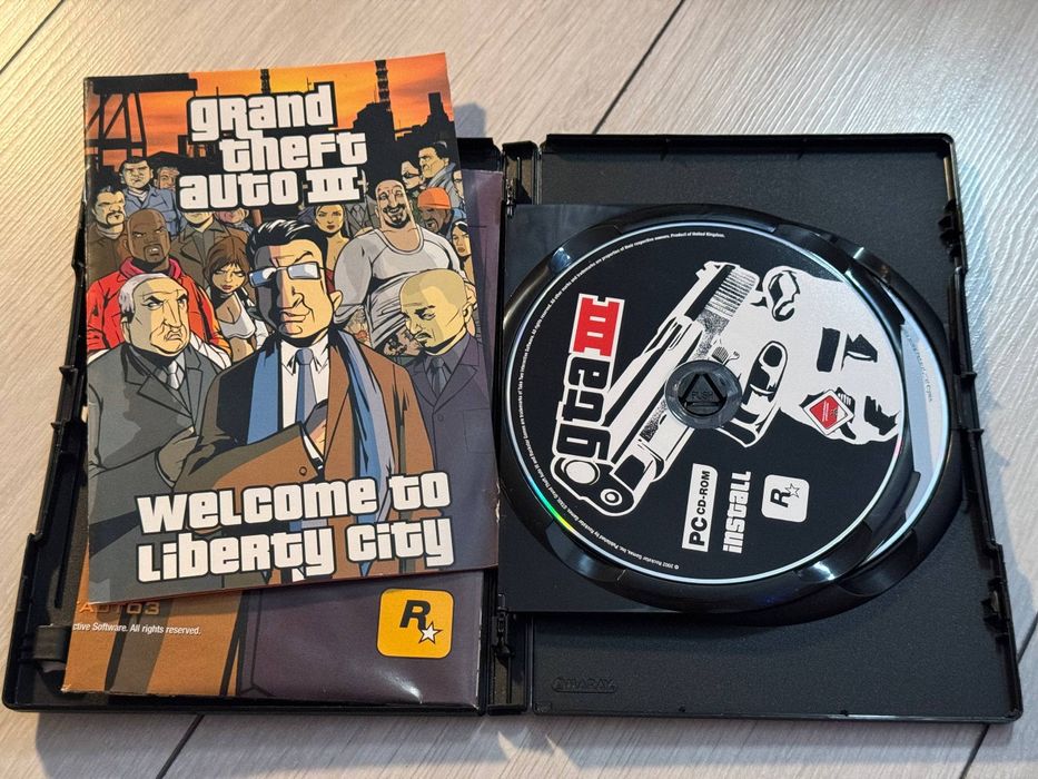 Grand Theft Auto III GTA 3 Liberty City Офіційна Ліцензія
