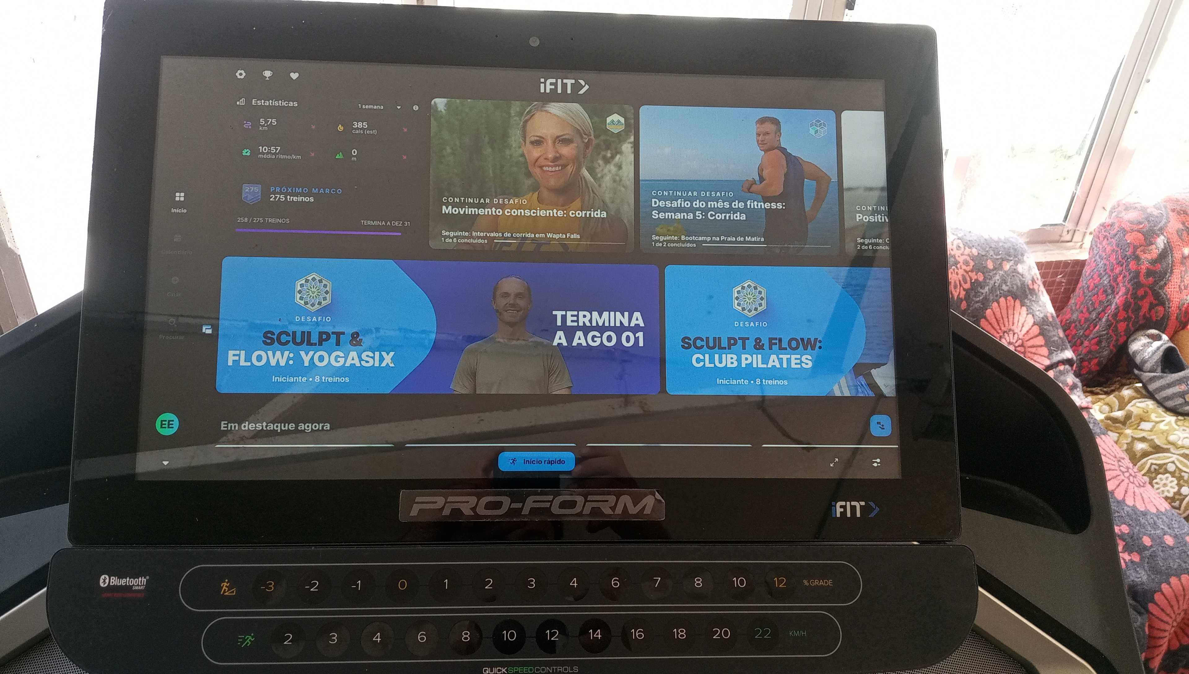 Passadeira de correr Proform Pro 9000  pouco uso