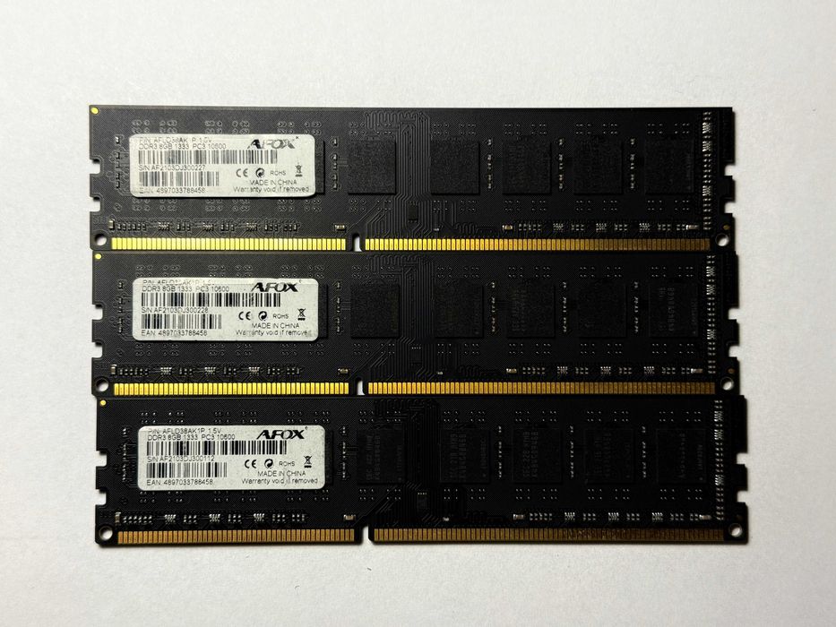 Pamięć RAM AFOX 8 GB ddr3 dimm