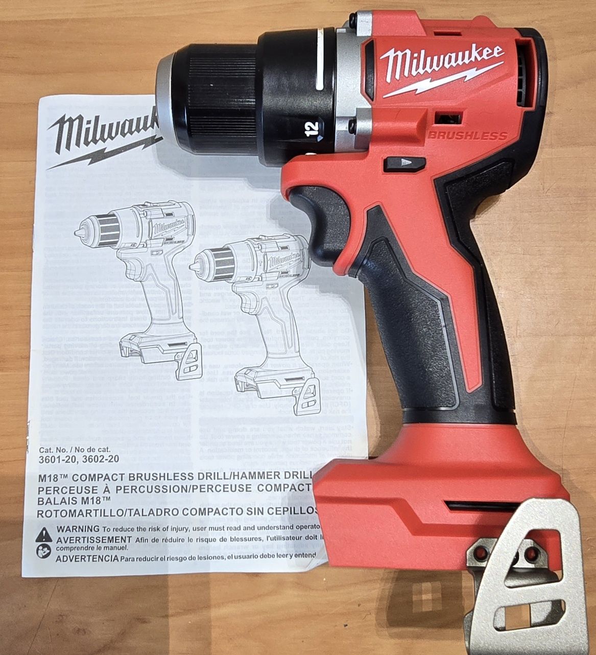 Milwaukee 3601-20 оригінал США крутний момент 60нм