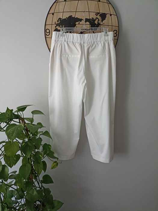 Spodnie kuloty białe damskie s.Oliver roz.L