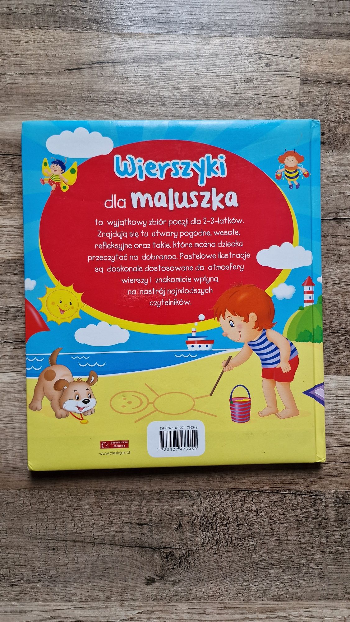 książka - wierszyki dla maluszka