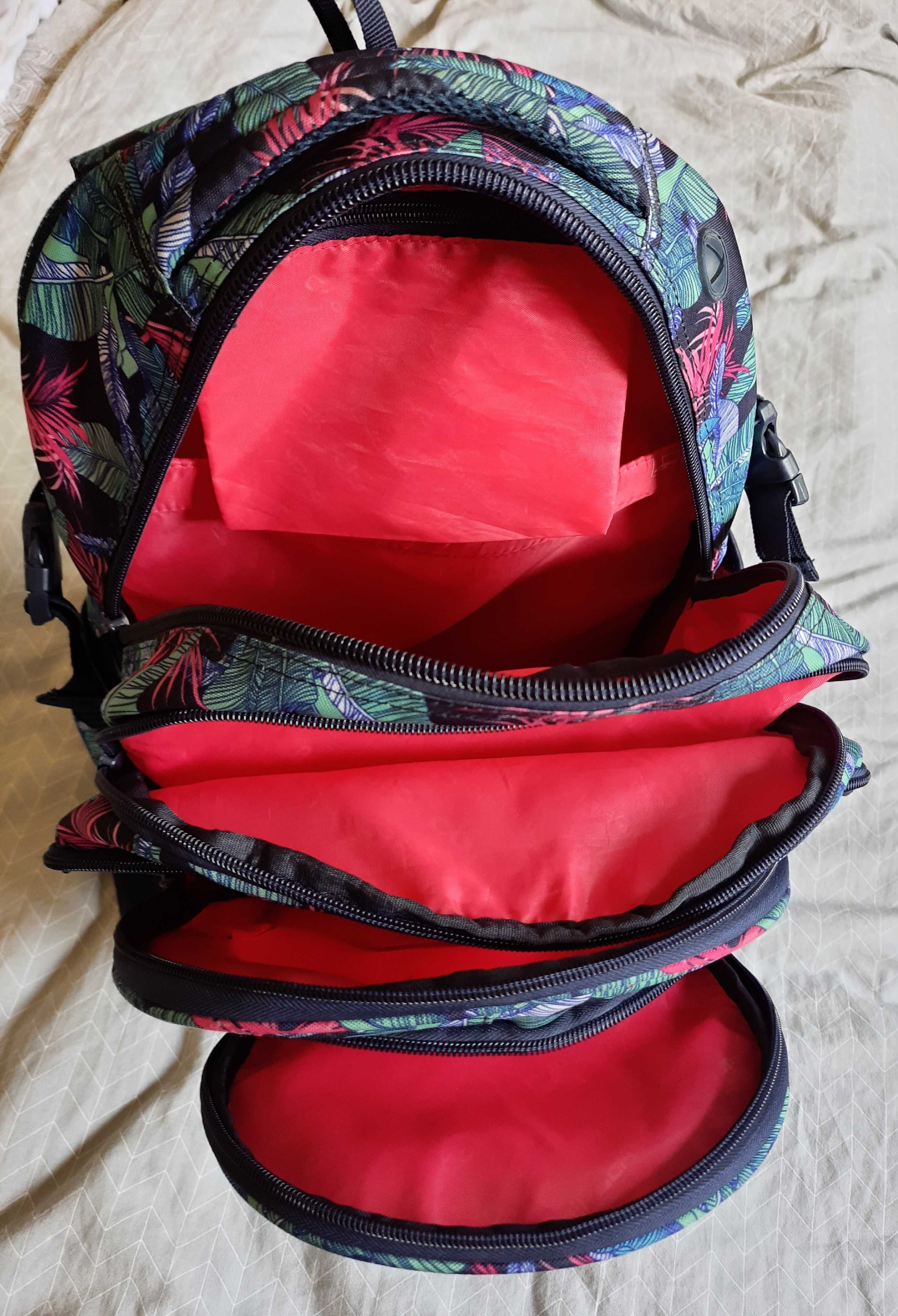 Plecak młodzieżowy szkolny CoolPack Faktor Turquoise Jungle