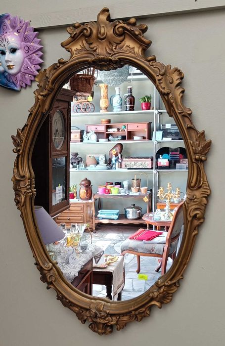 Antyk lustro ścienne rama reliefy  Słupsk