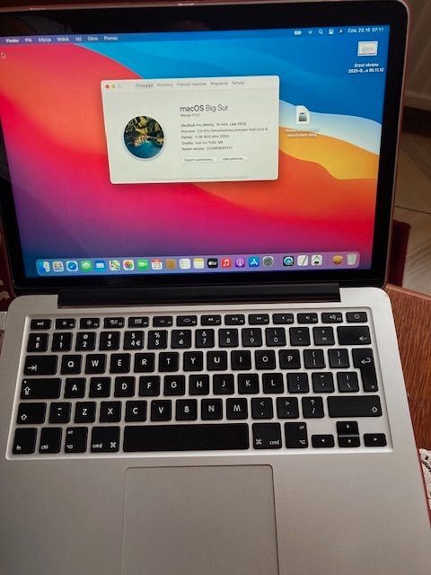 MacBook Pro apple laptop Mac retina 13 cali notebook komputer SSD