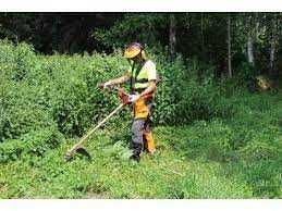 Koszenie wysokich traw Kosą Spalinową