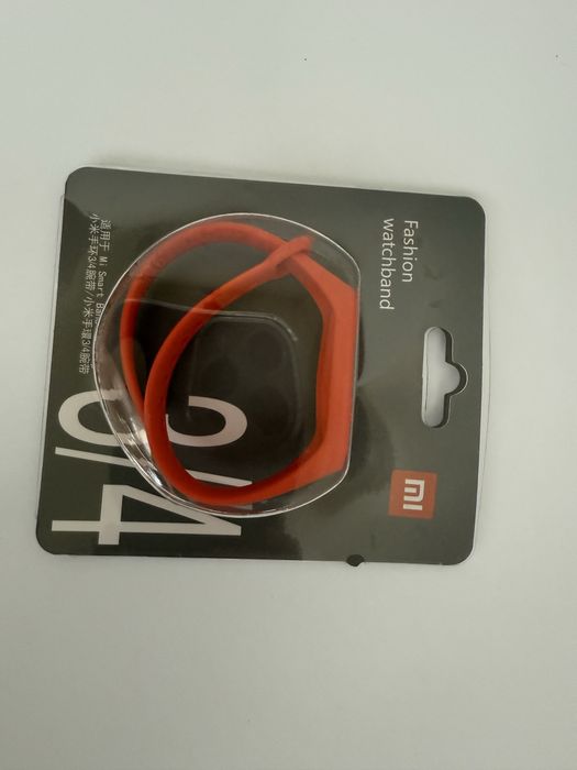 Ремінець для годинника XIAOMI MI BAND 3/4 , оригінал, помаранчевий