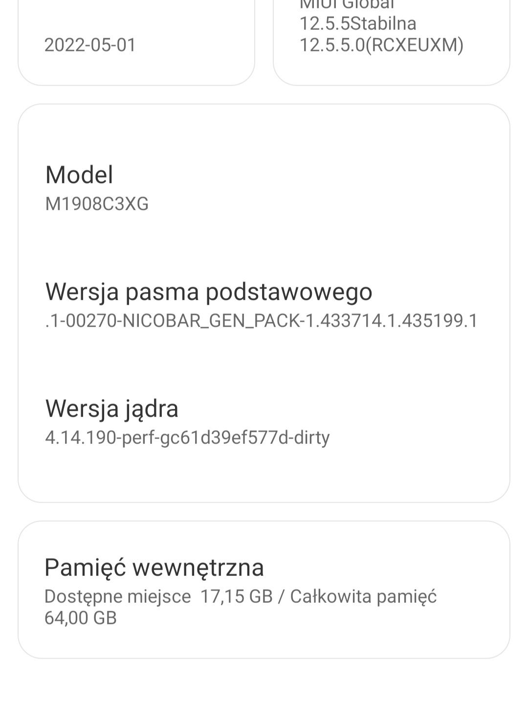 Smartfon Redmi Note 8T