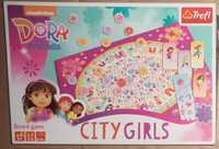 gra planszowa City girls, jak nowa, Dora i przyjaciele