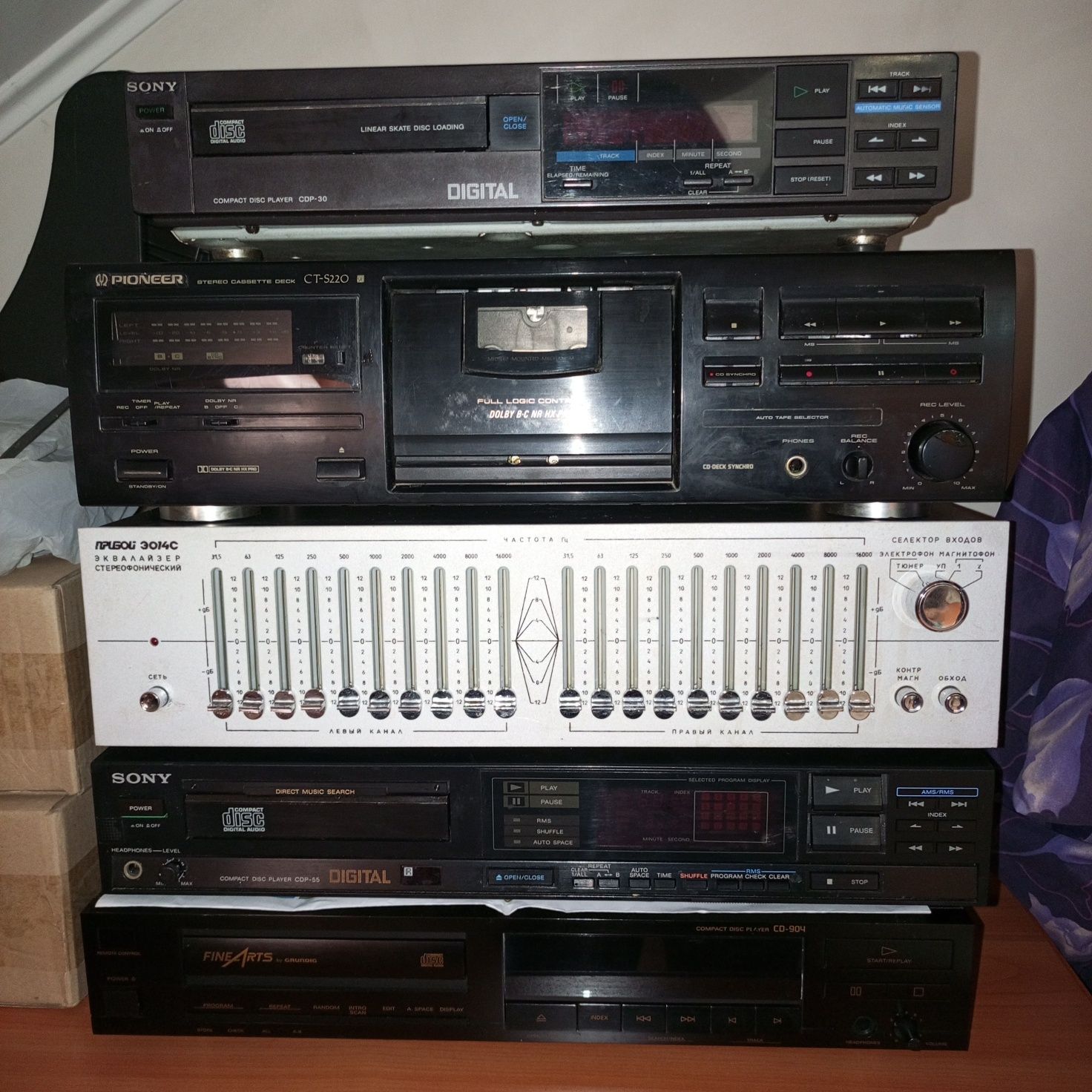 Sony cdp-30 винтажный cd player.
