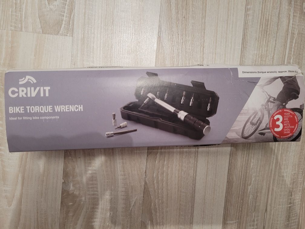 Klucz dynamometryczny rowerowy 2-24 Nm Crivit