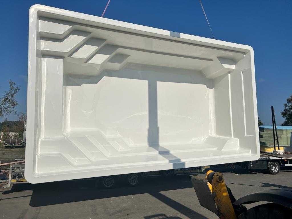 SP Lord 6,50 x 3,70 basen poliestrowy od PRODUCENTA ! ogrodowy