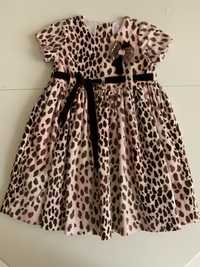 Платье, кофта Monnalisa, ангорка набор Lana Wool 2/3 года, бархат