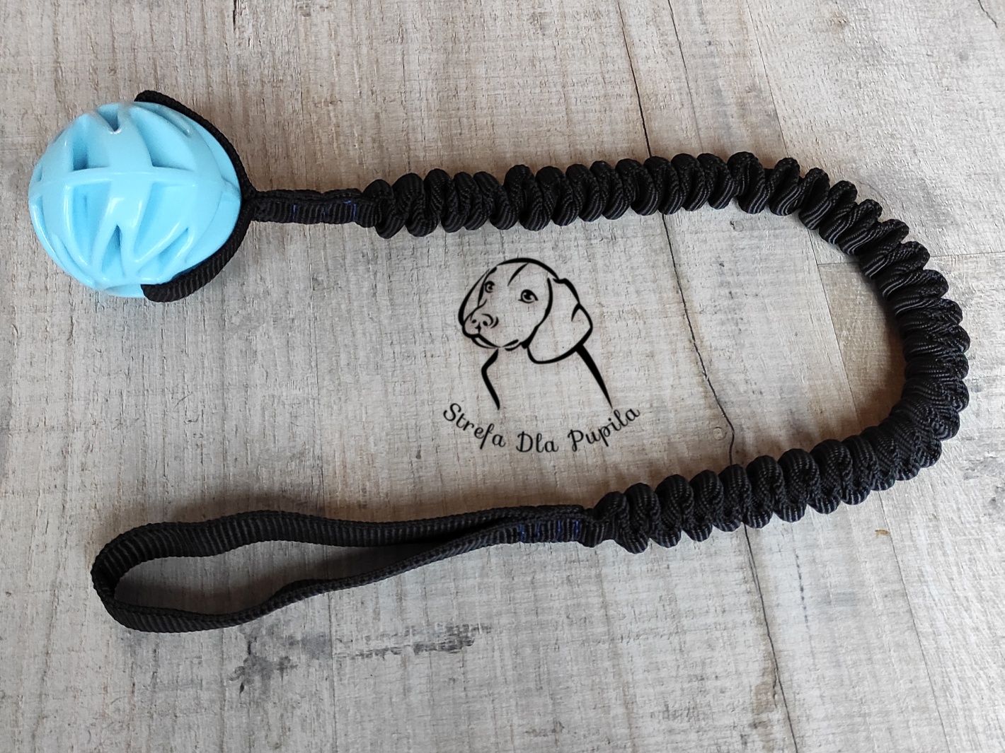 Nowy szarpak zabawka dla psa piłka TPR z amortyzatorem