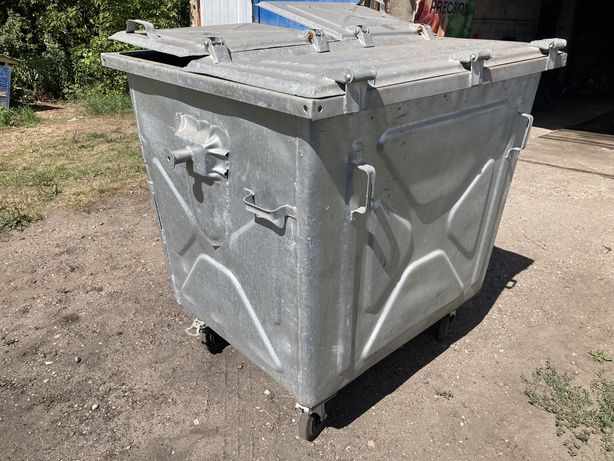 Śmietnik metalowy 1100l kontener na smieci lub zlom