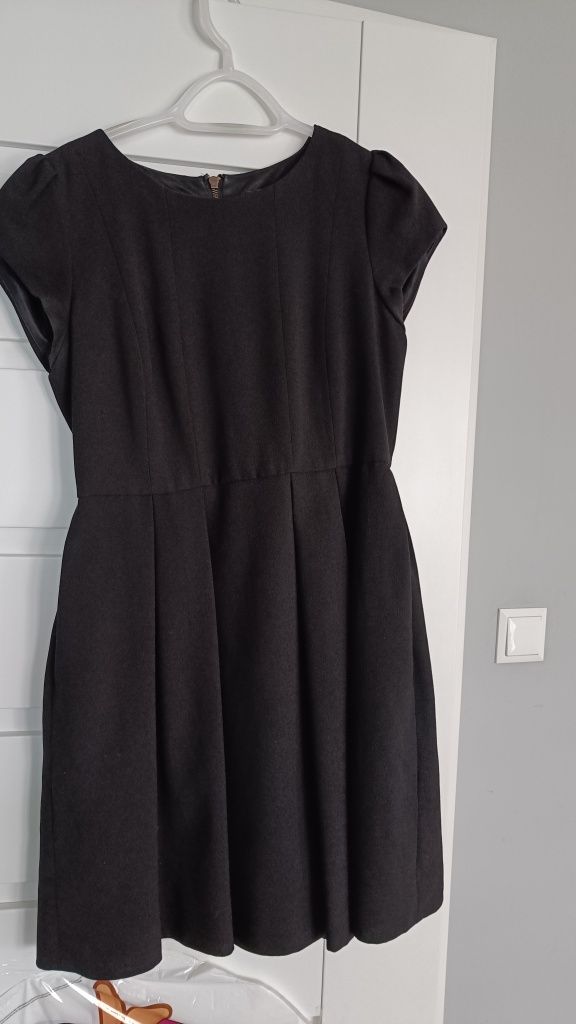 Sukienka czarna Zara Basic 38 M