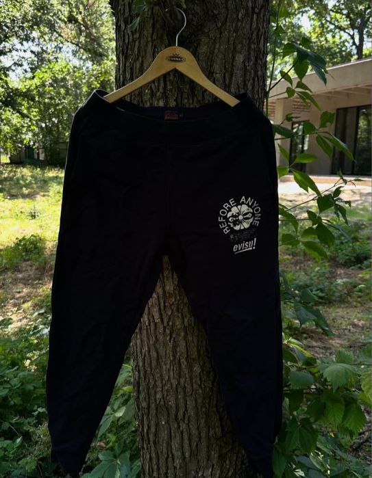 Штаны evisu sk8 drill drip casual