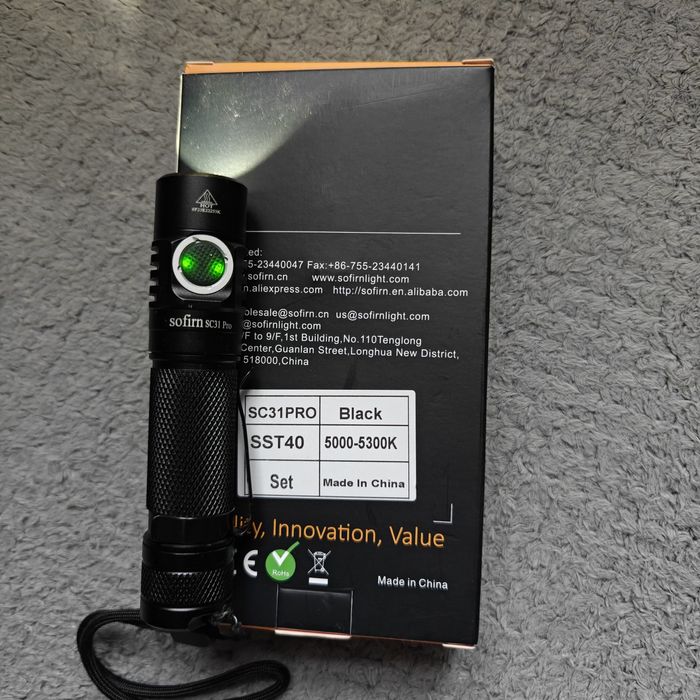 Latarka Sofirn SC31 PRO, Anduril 2.0