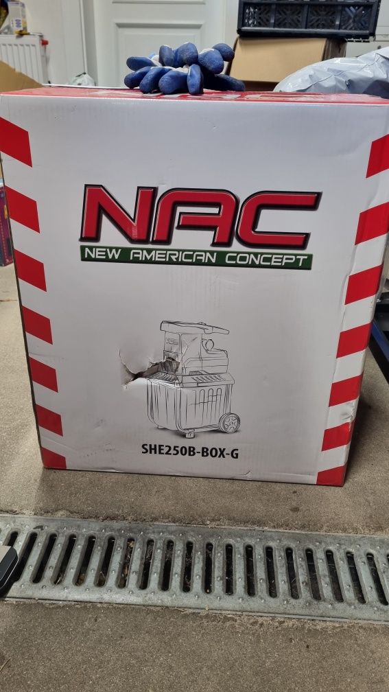NAC Rozdrabniacz elektryczny gałęzi SHE250BG 2500W
