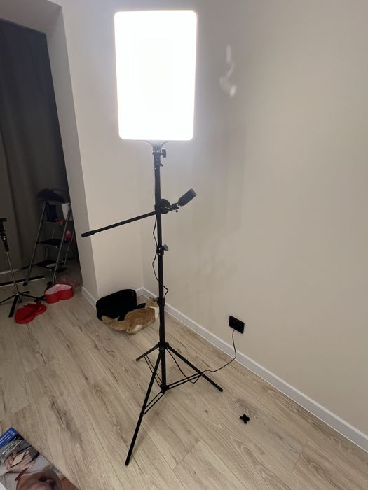 Набір 3в1:штатив-журавель та світло на посиленій стійці (70вт)