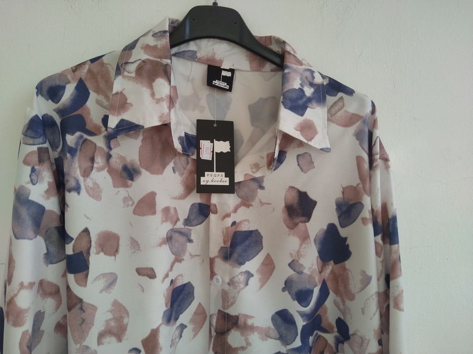 Camisa estampada com padrão, original - Tamanho XXL- Nova!
