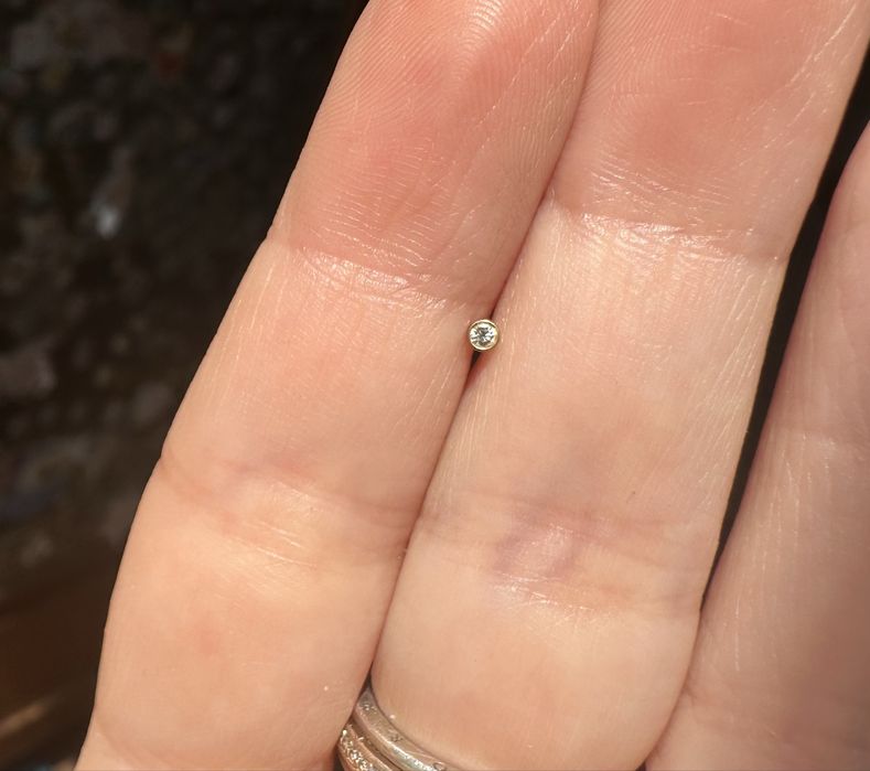 Пірсинг. Лабрет. Титан